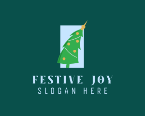 Christmas - Holiday Christmas Tree logo design