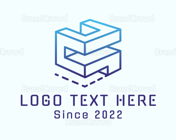 Gradient Construction Block Logo