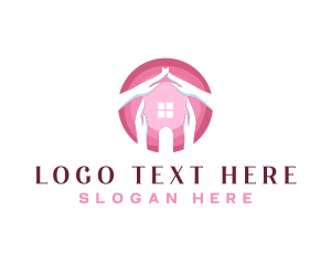 Shelter - Globe Hands Care logo design