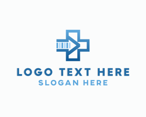 Urgent - Hospital Medical Emergency Cross logo design