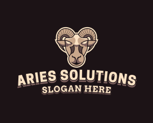 Aries - Goat Avatar Ram logo design