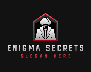 Mysterious - Mysterious Investigator Mobster logo design