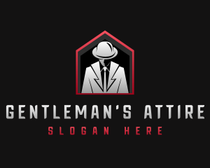 Mysterious Investigator Mobster logo design