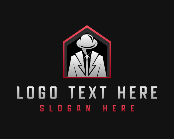 Mobster - Mysterious Investigator Mobster logo design