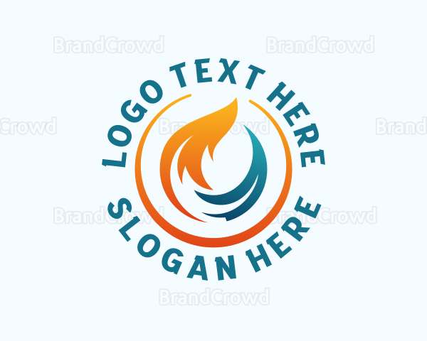 Heating Cooling Element Logo