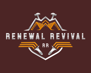 Hammer Roof Renovation logo design