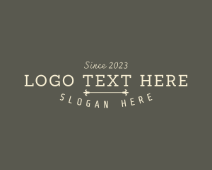Wordmark - Premium Elegant Business logo design