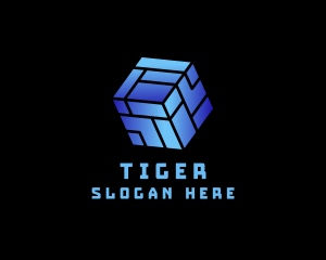 Tech Network Cube  Logo