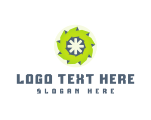 Vacuum - Turbine Wheel Machine logo design