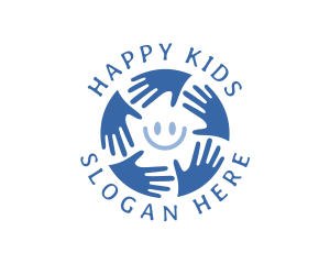 Happy Charity Hands logo design