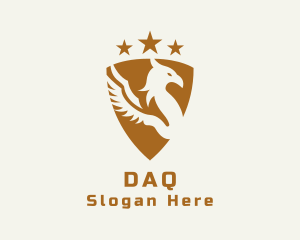 Gold Griffin Shield Logo