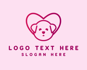 Cute Puppy Dog Logo