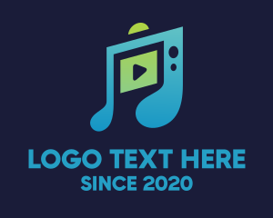 Video - Music Streaming App logo design