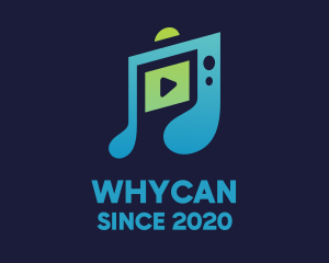 Music Note - Music Streaming App logo design