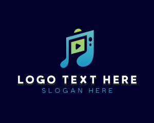 Youtube Vlog - Music Streaming App logo design