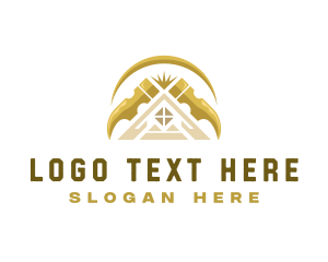 Construction - Hammer Carpentry Repair logo design