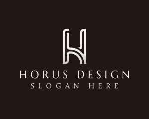 Fashion Stylist Design Letter H logo design