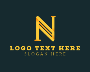 Innovation - Modern Business Letter N logo design