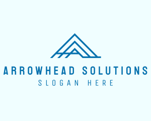 Blue Professional Letter A  logo design