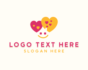 Toy Store - Heart Smile Preschool logo design