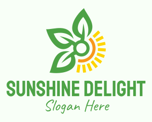 Sunshine Leaf Farm  logo design