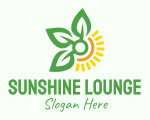 Sunshine Leaf Farm  logo design