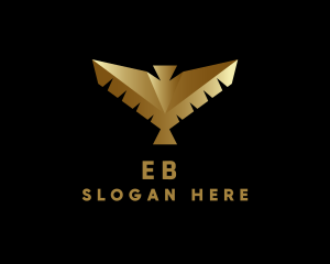 Gold Bird Sigil Logo