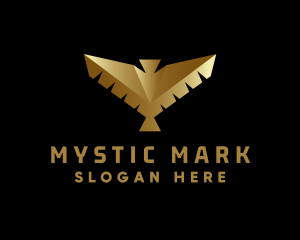 Sigil - Gold Bird Sigil logo design