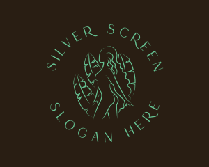 Naked - Seductive Woman Spa logo design