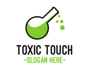 Toxic - Toxic Green Poison logo design