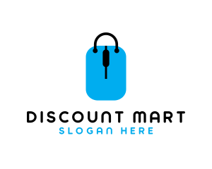 Bargain - Shopping Tag Bag logo design