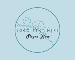 Cosmetics - Floral Beauty Shop logo design