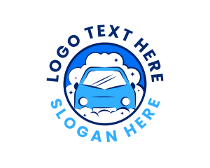 Driving School - Bubble Car Wash logo design