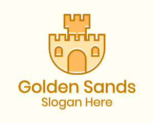 Sand - Sand Castle Playground logo design