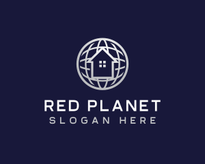 Globe House Real Estate logo design