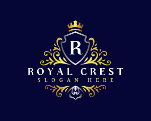 Royal Shield Crest logo design