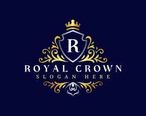 Royal Shield Crest logo design