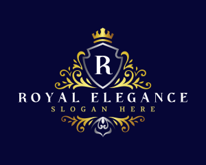 Royal Shield Crest logo design