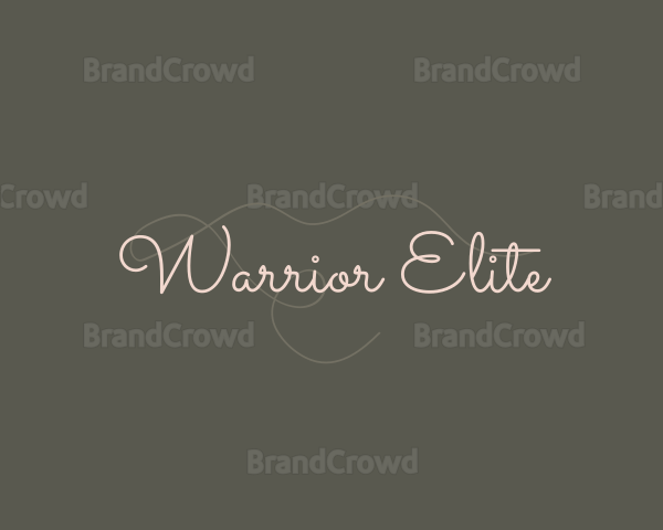 Beauty Fashion Line Business Logo