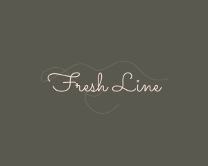 Beauty Fashion Line Business logo design