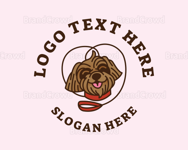 Smile Shih Tzu Dog Logo
