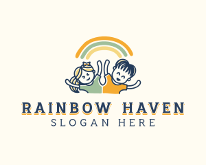 Children Preschool Daycare logo design