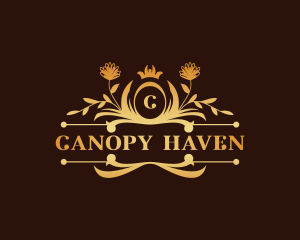 Luxury Floral Haven logo design