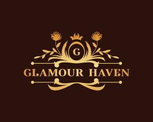 Luxury Floral Haven logo design