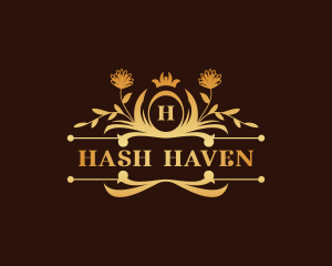 Luxury Floral Haven logo design