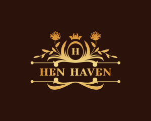 Luxury Floral Haven logo design