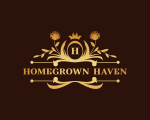 Luxury Floral Haven logo design