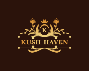 Luxury Floral Haven logo design