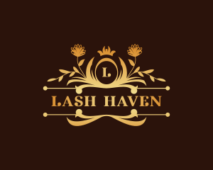 Luxury Floral Haven logo design