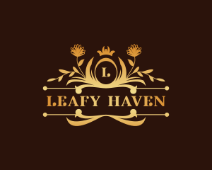 Luxury Floral Haven logo design